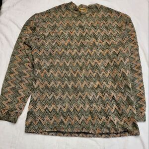 Maltos Chevron Pattern Plus Size Sweater